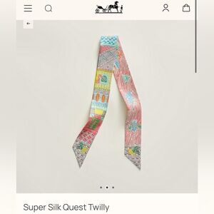 Hermes Super Silk Quest Twilly
